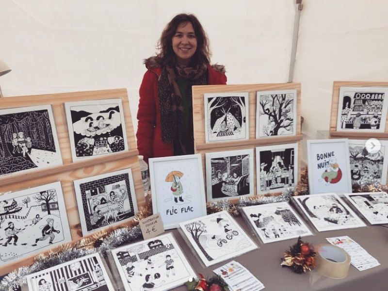 isabelle guilbaud illustratrice sérigraphie